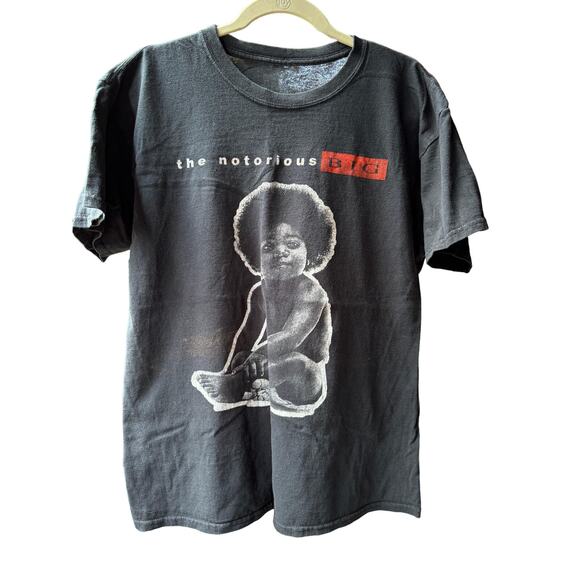 The Notorious BIG T-Shirt Mens Large Black Ready To Die Cover Art Short Sleeve - Picture 1 of 4